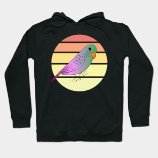 beautiful colorful bird  Vintage Hoodie